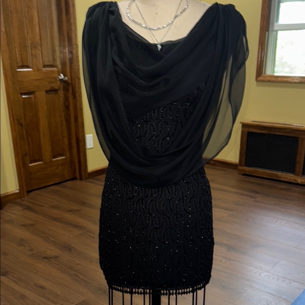 Legends Elegant Black Evening Dress